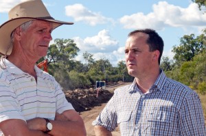 Jeremy Buckingham & Drew Hutton at Tara, QLD