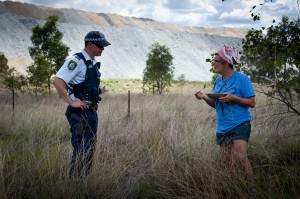 confrontation at Leard